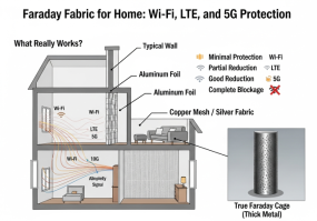 Ткань Фарадея для дома: защита от Wi-Fi, LTE и 5G — что работает на самом деле