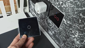 Розумний перемикач AXUS Wi-Fi одинарний Black