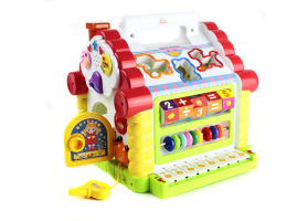 Развивающая игра-сортер «Теремок» Limo Toy 9196 Рзаноцветный