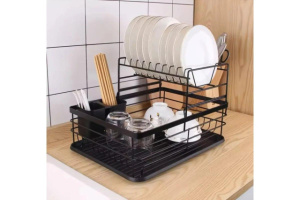 Сушарка для посуду дворівнева Model 3 BLACK