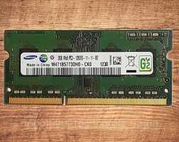 Для ноутбука 2 GB DDR3 1600MHz Samsung PC3 12800S 1Rx8 RAM Оперативна пам'ять