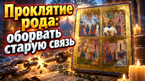 Проклятие рода: оборвать старую связь. Энергетический Сеанс - Вычитка на четырёхчастной иконе