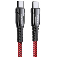Дата кабель Joyroom S-1230K1 Type-C to Type-C 60W (1.2m) (Червоний) - купити в SmartEra.ua