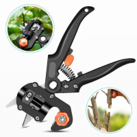 Професійний садовий секатор VidShop Grafting Tool для щеплення дерев: набір з 3-ма фігурними ножами (U, V, Ω) та запасни