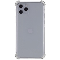 TPU чохол для Apple iPhone 14 Pro Max - GETMAN Ease logo посилені кути Сірий (прозорий) - купити в SmartEra.ua