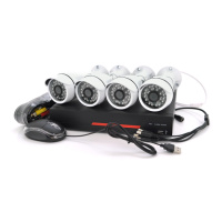 Комплект видеонаблюдения Outdoor 007-4-2MP Pipo  (4 уличных камеры, кабеля, блок питания, видеорегистратор APP-Xmeye)