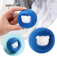 Набір спонжів-м’ячиків для прання 5 шт — очищення тканин від вовни та волосся