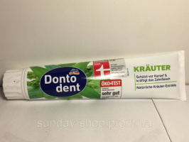 Зубна паста Dontodent Krauter 125 мл.