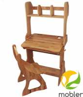 Комплект Парта, стул, надстройка(ширина 60см)