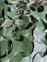 Маскировочная сетка односторонняя. Размер 3*6 м. Затенение 95% темно-зеленая.