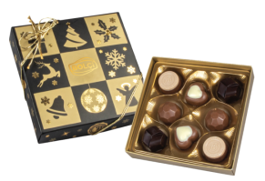 ✔️SALE! Різдвяний асорті шоколадних праліне BLACK BOLCI 80г