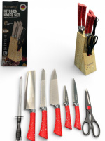 Набір ножів з нержавіючої сталі з підставою RB-2328