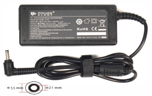 Блок живлення для ноутбуків PowerPlant ACER 220 V, 19 V 65 W 3.42 A (5.5*2.1)