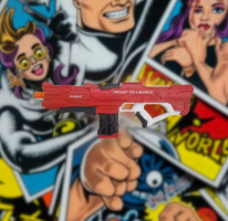Електричний водяний пістолет дитячий Combat Water Gun Червоний – Іграшка для активних ігор