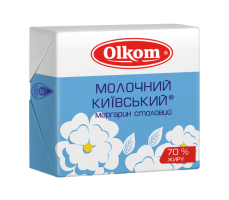 Маргарин Молочний Київський 70 % 200 гр Олком / Olkom