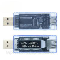 USB-тестер Keweisi KWS-V20 USB тестер вимірювач ємності, енергії, амперметр, вольтметр, ватметр.