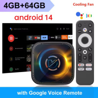TV приставка Vontar 4/64 VONTAR Allwinner H728 A з встановленим кінотеатром Lampa з вентилятором охолодження