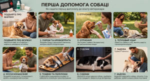 Перша допомога собаці в екстрених ситуаціях: що робити до візиту в клініку