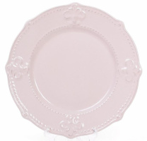 Набор 6 десертных тарелок Leeds Королевская Лилия Ø21.5см, розовые