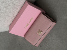 Гаманець Miu Miu великий рожевий