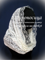 Капор-хомут «Ольга» с кружевом