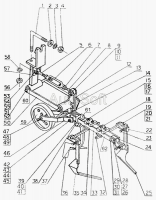 Секция рабочих органов КУЛЬТИВАТОРА КРН-5.6