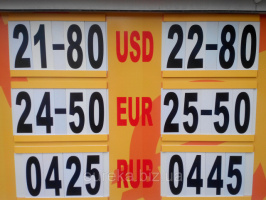 Цифры для обменов валют комплект стандар