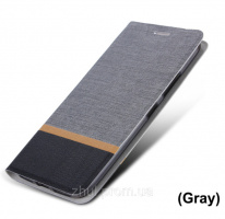 Чехол-книжка Canvas line для Xiaomi Redmi 4 Серый