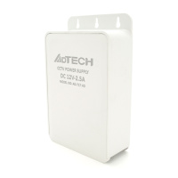 Импульсный адаптер питания ADtech 12В 2.5А (30Вт) Plastic Box IP63 крепление