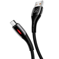 Дата кабель USAMS US-SJ346 Smart Power-off Micro Cable U-Tone (1.2m) (Чорний) - купити в SmartEra.ua