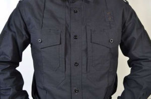 Рубашка (китель) Полиции форменная черная длинный рукав