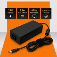Блок живлення для монітора 19V 2.1A 40W (5.5×2.5 мм)