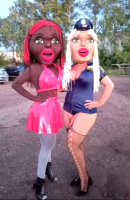 Ростовая кукла стриптизер аниматор Тернополь.Стриптиз лялька на свято Тернопіль.