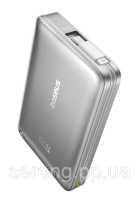 Повербанк Baseus Nomos Qi2, USB-C, 10000 mAh, 45 W, серый