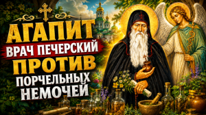 Агапит Печерский против порчельных немочей