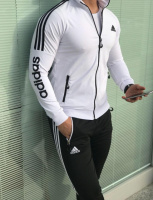 Спортивный костюм Adidas Лампасный Белый