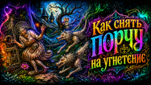 Как снять порчу на угнетение
