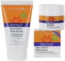 Косметика DERMA E - линия VERY CLEAR