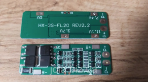 Контроллер заряда-разряда BMS HX-3S-FL20-A 3S 20A 11.1–12.6V для Li-Ion 18650