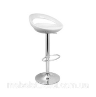 Барный стул высокий пластиковый Торре, цвет белый