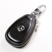 PODIUM Автоключница кожа F633 Mercedes black