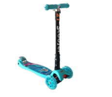 Самокат трехколесный «Scooter» Frozen Голубой