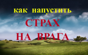 КАК НАПУСТИТЬ СТРАХ НА ВРАГА. «ВОЛЧИЙ» ЗАГОВОР