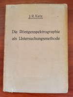 Die rontgenspektrograhie als untersuchungsmethode, j.r. katz, 1934