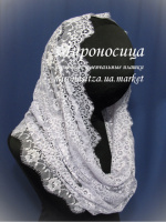 Капор-хомут из шикарного гипюра