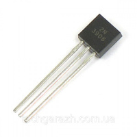 Транзистор біполярний PNP 40В 0.2 А 2N3906 TO-92