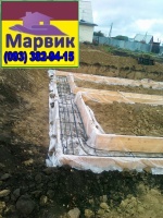 бетонирование ленточного фундамента Киев
