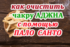 Как очистить чакру АДЖНА с помощью ПАЛО САНТО