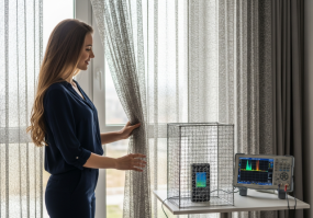 Ткань Фарадея для окон и штор: насколько эффективно экранирование