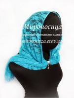 Палантин цвета « мята»